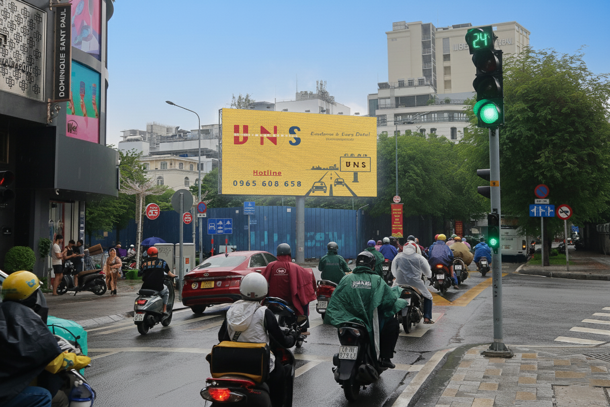 LED góc đường Lê Thánh Tôn - Nam Kỳ Khởi Nghĩa